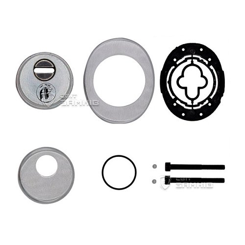 Протектор AZZI FAUSTO F23 Antitubo SB 25 мм 85х70 матовий хром - Фото №4