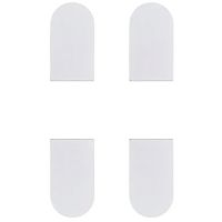 Комплект колпачков AGB E302001234 для занавеса Eclipse 3.0 матовый хром