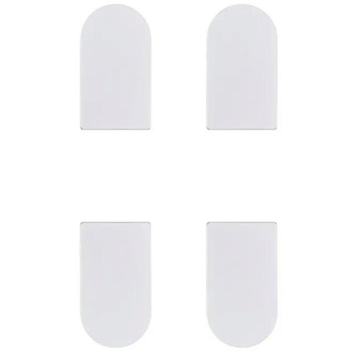 Комплект колпачков AGB E302001234 для занавеса Eclipse 3.0 матовый хром - Фото №1