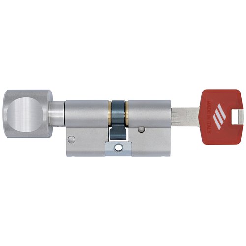 Циліндр CISA RX (модульний) 90T (40*50T) нікель матовий 3 ключі - Фото №4