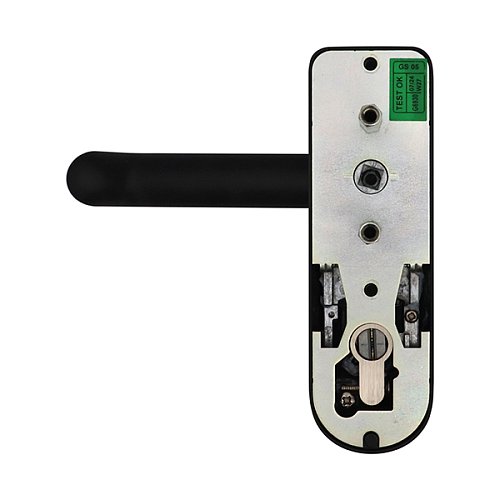 Ручка на планке CISA 07078.68 наружная с цилиндром для накладной антипаники черный - Фото №7