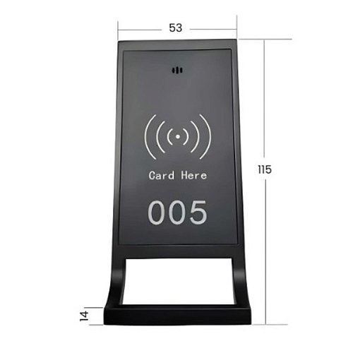 Замок меблевий PES Office 5 електронний з ручкою - Фото №10