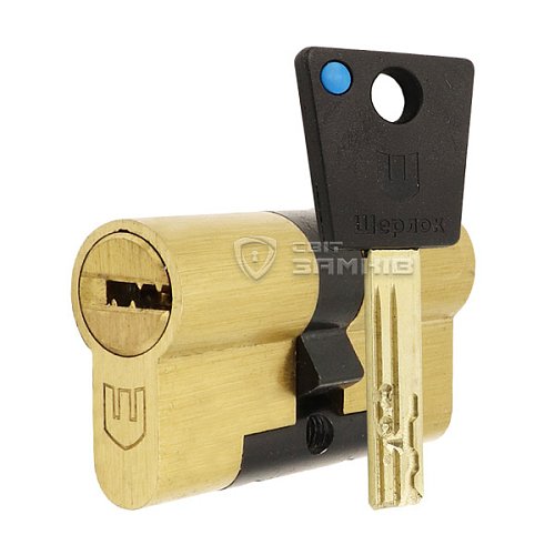 Цилиндр SHERLOCK HK 90 (45*45) латунь - Фото №1