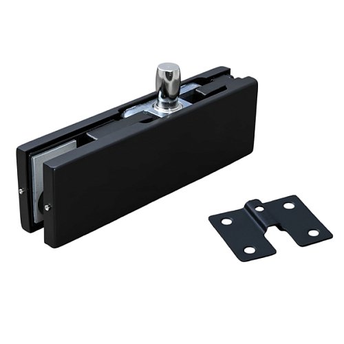 Петля GLASS-M-TECH ЭК-30B верхняя с осью черный - Фото №1