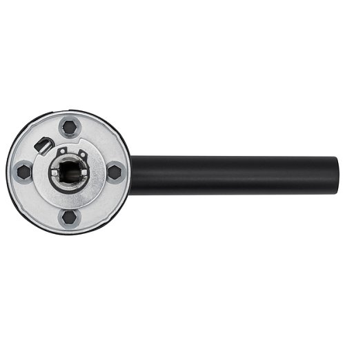 Ручки на розеті ABARO Lido MM кругла розета чорний - Фото №6