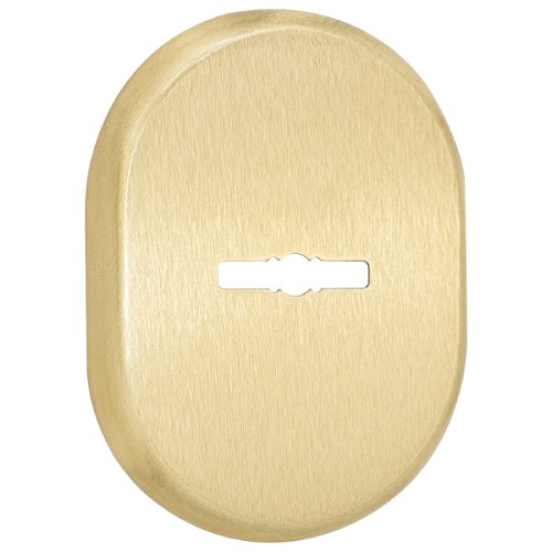 Накладка сувальдна AZZI FAUSTO MDM/OS овальна стандарт латунь матова - Фото №1