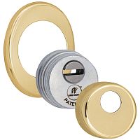 Протектор AZZI FAUSTO Antitubo SB 25 мм ME50/85X70/O овальний широкий латунь полірована