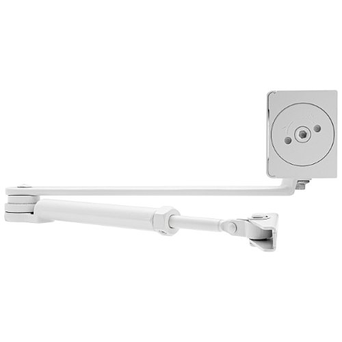 Доводчик CISA C1611.05.0.45 Professional Plus2 BC STD HO с фиксацией до 120 кг белый - Фото №3