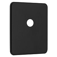 Накладка под шток AZZI FAUSTO MP/TEKNO/NO прямоугольная черный матовый