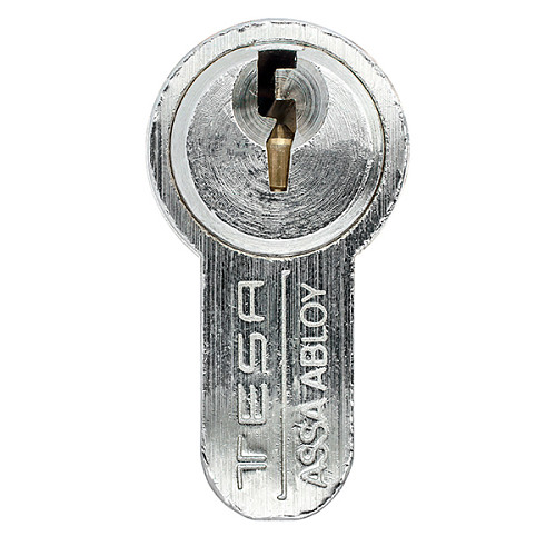 Цилиндр половинка TESA TE5 50 (40*10) никель сатин 3 ключа - Фото №6
