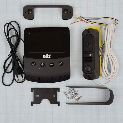 Комплект відеодомофону ATIS AD-430B Kit box black - Фото №10