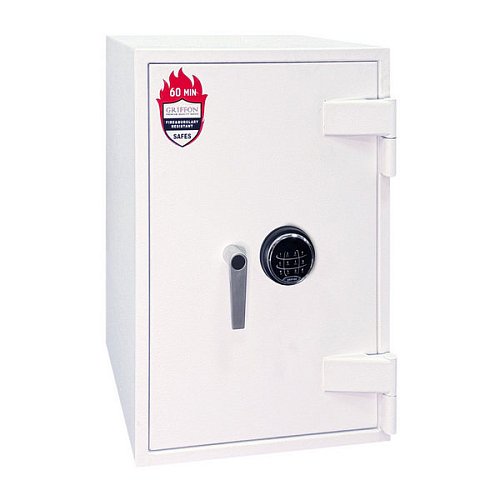 Сейф вогнестійкий GRIFFON FRS.70.E WHITE - Фото №1