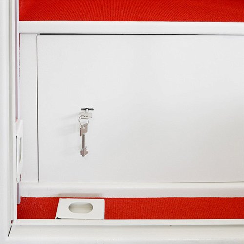 Сейф для зброї GRIFFON GD.840.E.T GLASS CREAM з ударотривким склом - Фото №5