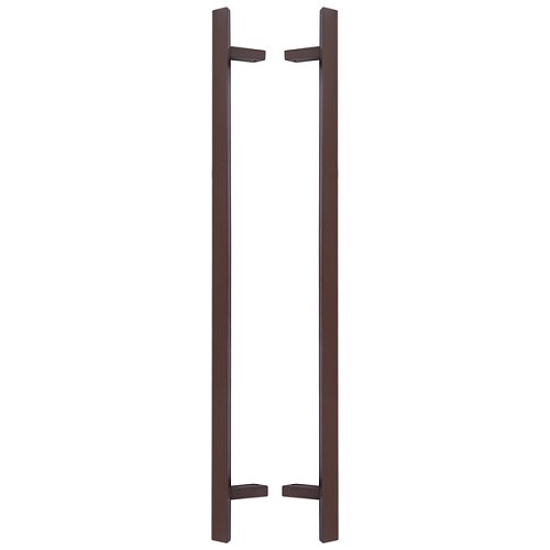 Ручки скобы ABARO Sydney 45° L:1200 X:1000 W:40*20mm SS 304 коричневый RAL 8017 (комплект) - Фото №1