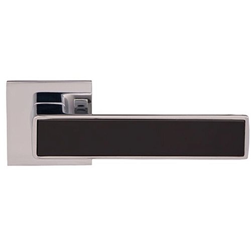 Ручки на розеті GAVROCHE Nikel Ni-Z25 CP/Black хром/чорний - Фото №3