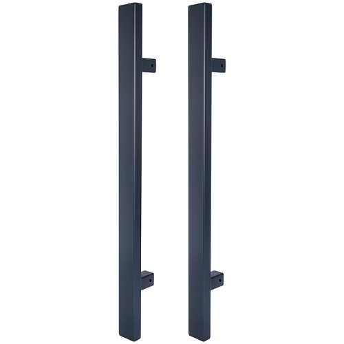 Ручки скоби ABARO Sydney 90° L:400 X:200 W:40*20mm SS 304 антрацит RAL 7016 (комплект) - Фото №2