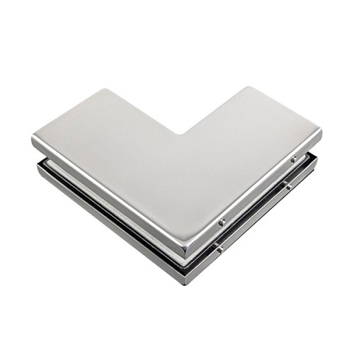 Угловой соединитель GLASS-M-TECH EK-40C Polish нержавеющая сталь - Фото №3