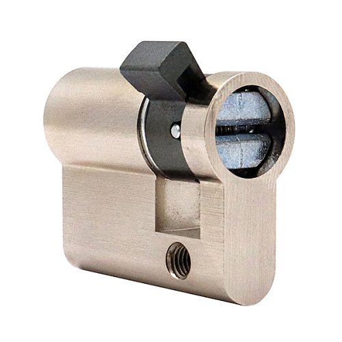 Циліндр половинка CISA C2000 74 (64*10) нікель матовий 5 ключів - Фото №7