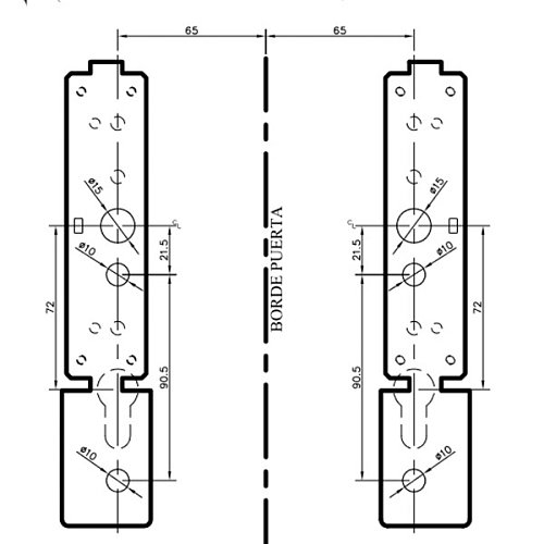Антипаніка TESA LITE1E 908 для евакуаційного виходу black green чорно-зелений - Фото №7