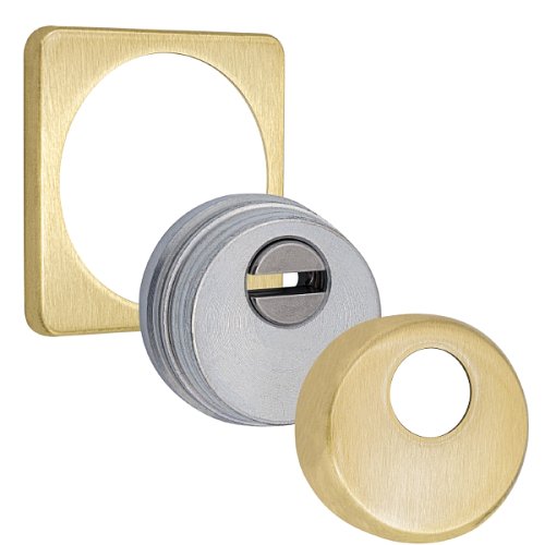 Протектор AZZI FAUSTO Antitubo 25 мм ME50/QSLIM/OS квадратний латунь матова - Фото №1