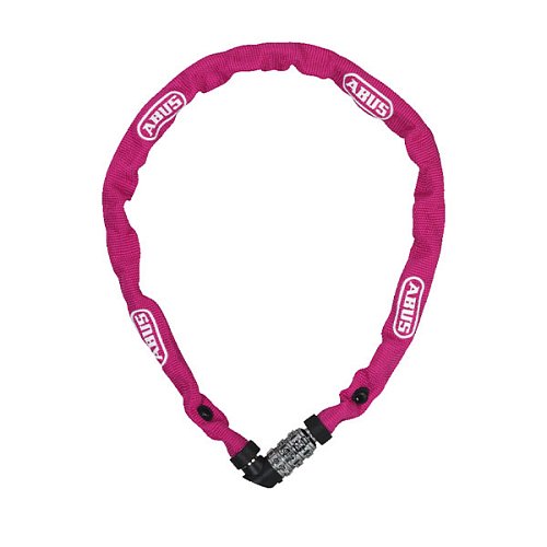 Замок для велосипеда ABUS 1200/60 Web с цепью 60 см кодовый Coral розовый - Фото №1