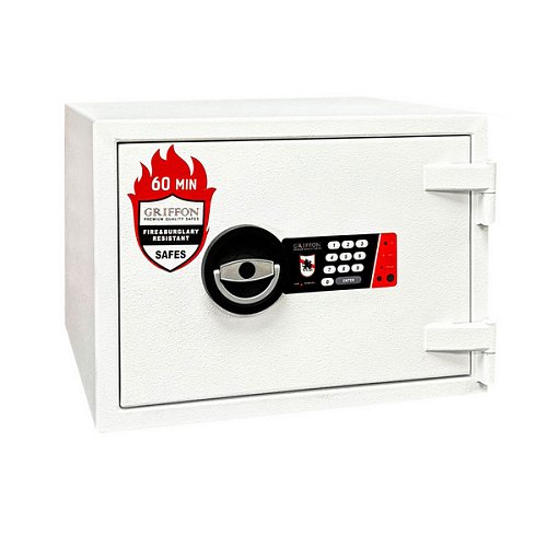 Сейф вогнестійкий GRIFFON FRS.32.E WHITE - Фото №1