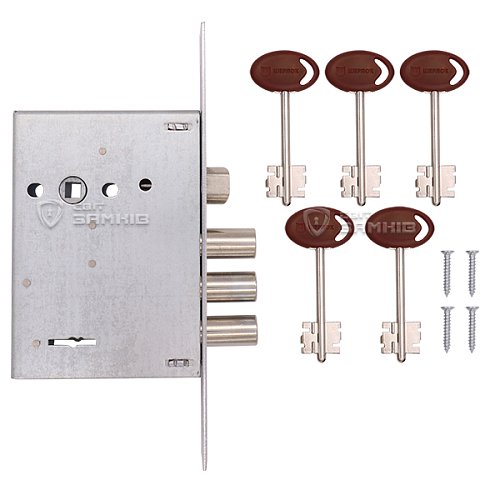 Механізм замка SHERLOCK 30.11 (BS67,5*77мм) 5 ключів - Фото №4