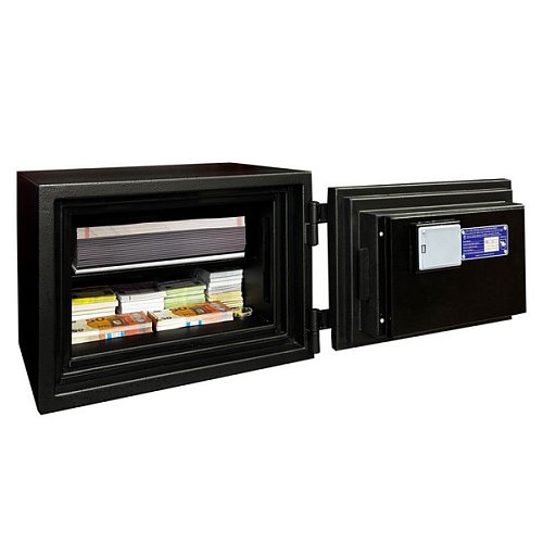 Сейф вогнестійкий GRIFFON FRS.30.E BLACK - Фото №6