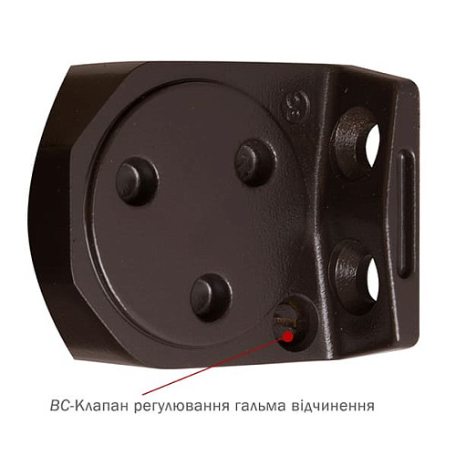 Доводчик RYOBI D-2005V BC STD до 100кг FIRE Коричневый - Фото №7