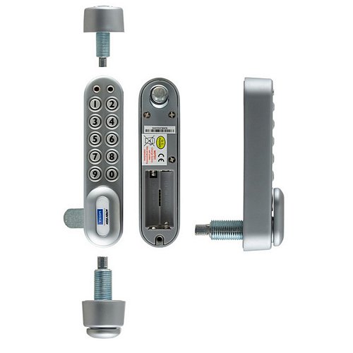 Мебельный замок TESA Code 1000 Univ электронный кодовый серый - Фото №9