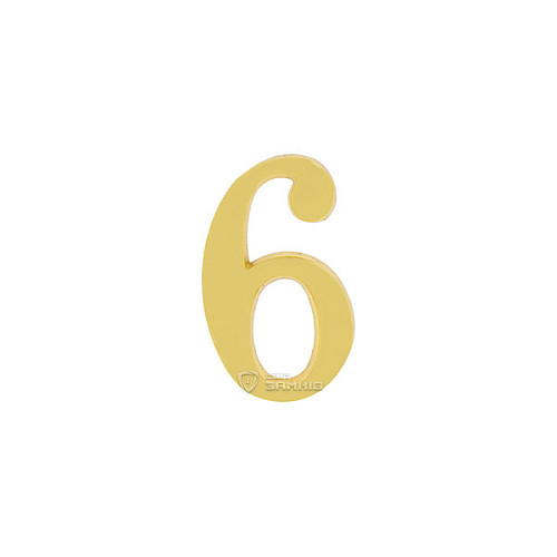 Цифра «6» OLV латунь (X.-M.) - Фото №1