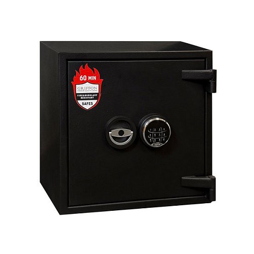 Сейф вогнестійкий GRIFFON FRS.45.E BLACK - Фото №1