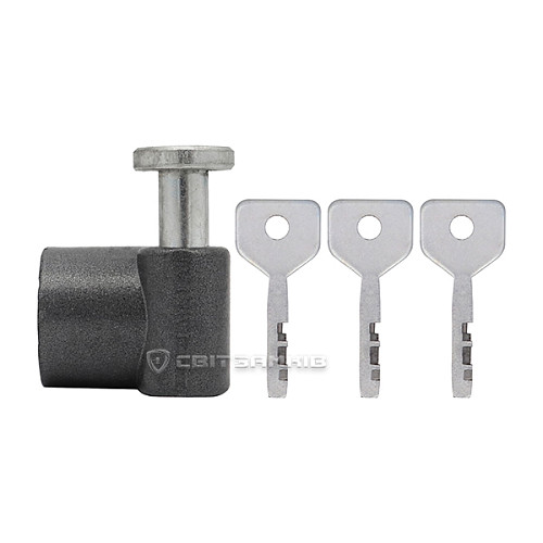 Замок навісний ГОЛЕОЛ ЗВС-16 (3 ключа) - Фото №6