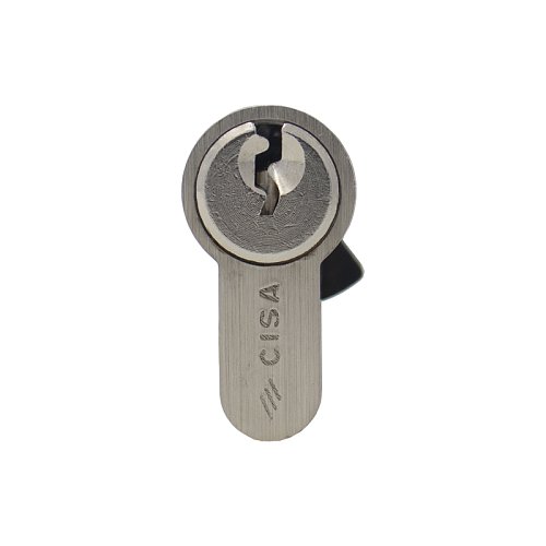 Циліндр CISA C2000 80 (35*45) нікель матовий 3 ключі - Фото №3