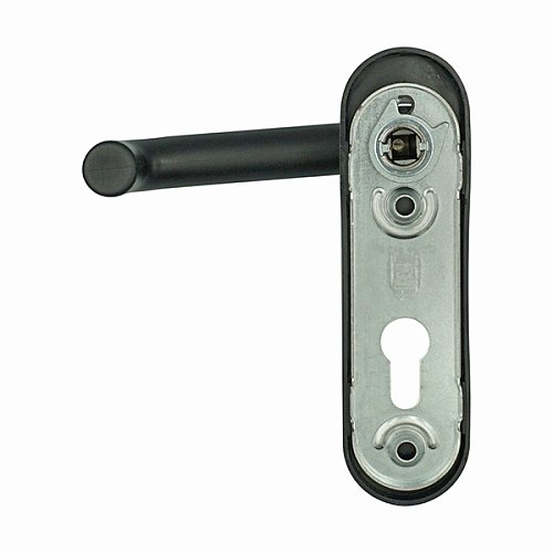 Ручки протипожежні MARVON SP1 з пружиною натискна-натискна чорний матовий - Фото №5