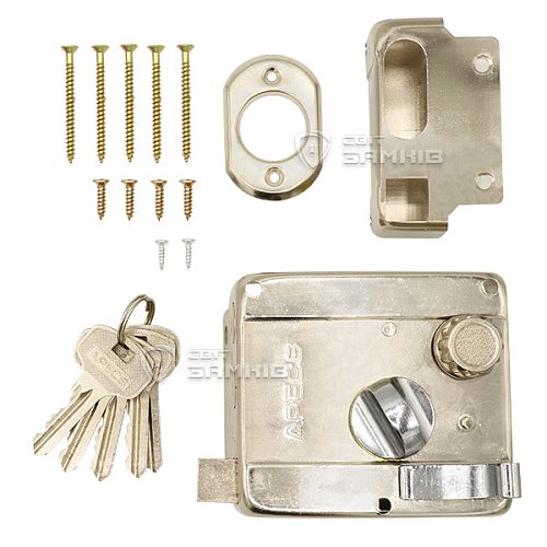 Замок накладний APECS 0556 C-S (BS50мм) 5 ключів - Фото №5