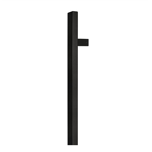 Ручка скоба ABARO Sydney 90° L:1600 X:1200 W:40*20mm SS 304 чорний RAL 9005 (половинка) - Фото №7