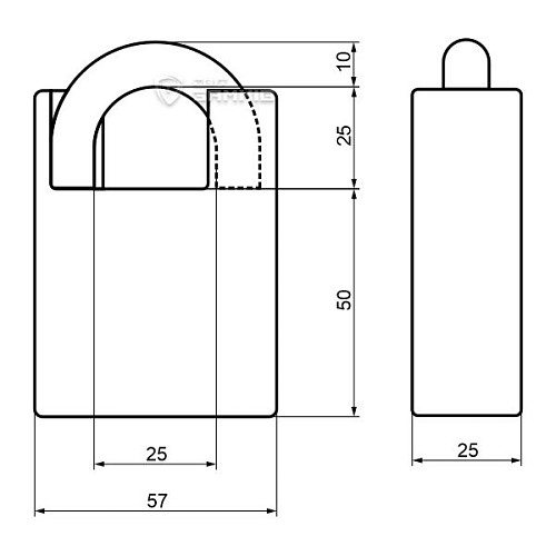 Замок навесной ABLOY PL342 Protec (2 ключа) - Фото №6