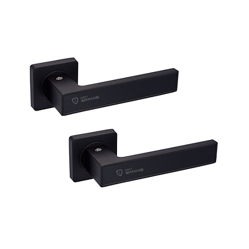 Ручки на розеті GAVROCHE Magnium AL-A1 BLACK/BLACK чорний/чорний - Фото №1