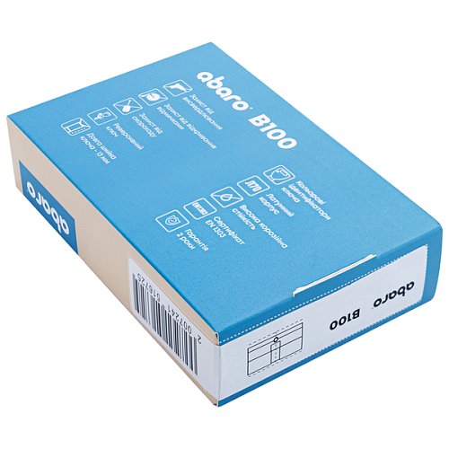 Циліндр ABARO B100 90T (60*30T) Ni нікель сатин 5 ключів - Фото №12