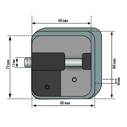 Замок навісний ГОЛЕОЛ ЗВС-4 (3 ключа) - Фото №7