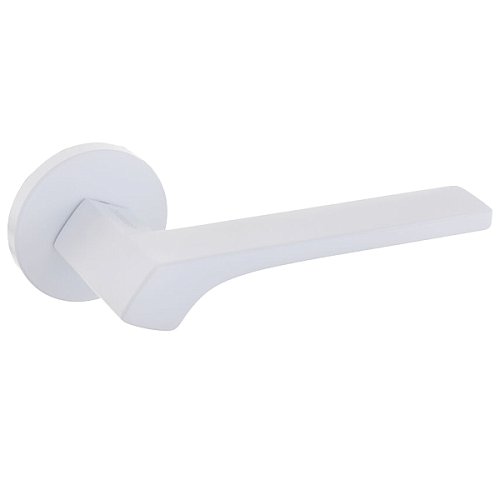 Ручки на розеті GAVROCHE Radium AL White білий - Фото №2