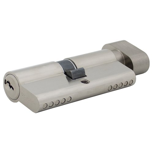 Цилиндр CISA C2000 65T (35*30T) никель матовый 5 ключей - Фото №2