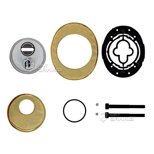 Протектор AZZI FAUSTO F23 Antitubo SB 25 мм 85х70 полированная латунь - Фото №4