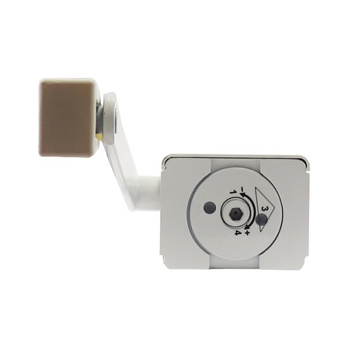Доводчик CISA D5210.03.0.45 BC SLD HO с фиксацией до 80 кг белый - Фото №3