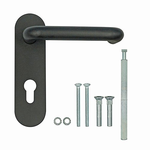 Ручка для антипаники наружная MARVON SP11 нажимная черный матовый - Фото №5