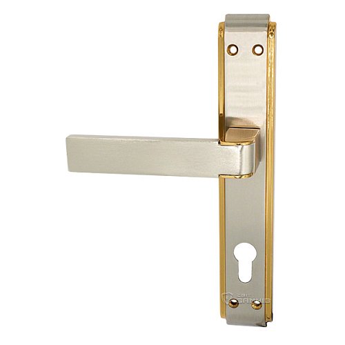 Ручки на планке OZCANLAR Alaska Yale 85 сатин/золото - Фото №3