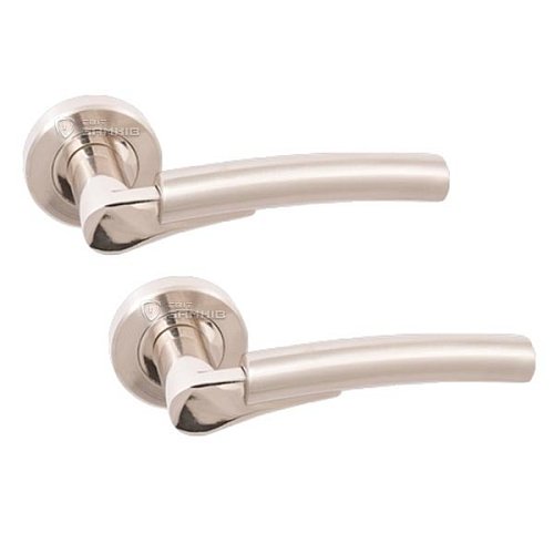 Ручки на розетте APECS H-0421-Z NIS/NI никель матовый/никель - Фото №1