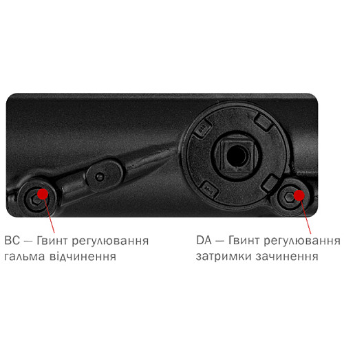 Дотягувач RYOBI DS-4550T BC/DA SLD HO з фіксацією до 80кг Чорний - Фото №8