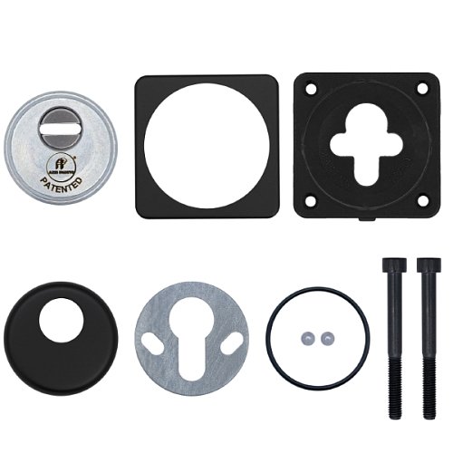 Протектор AZZI FAUSTO Antitubo SB 25 мм ME50/QSLIM/NO квадратний чорний матовий - Фото №7